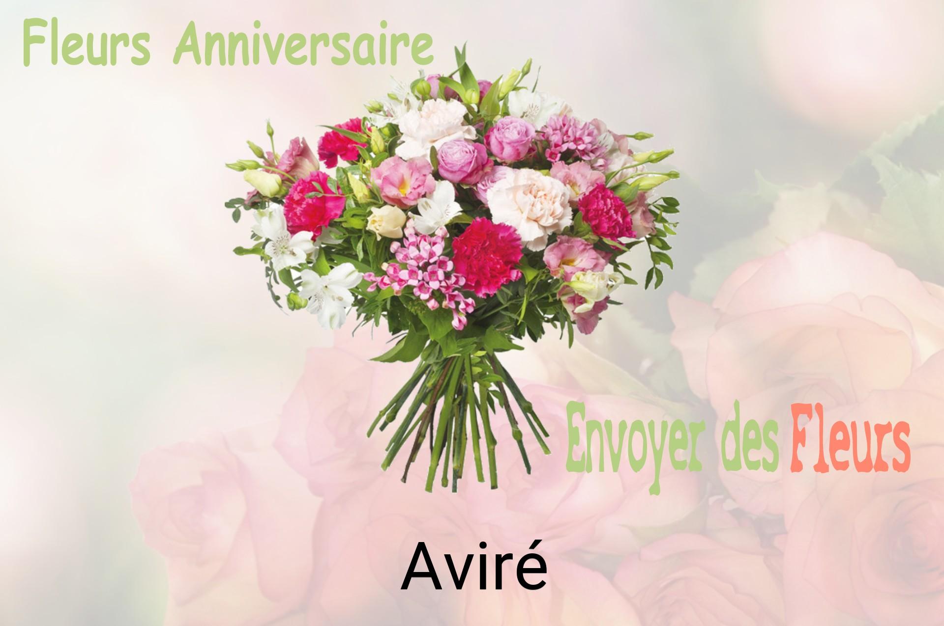 Bouquet de fleurs d’anniversaire livré à Aviré