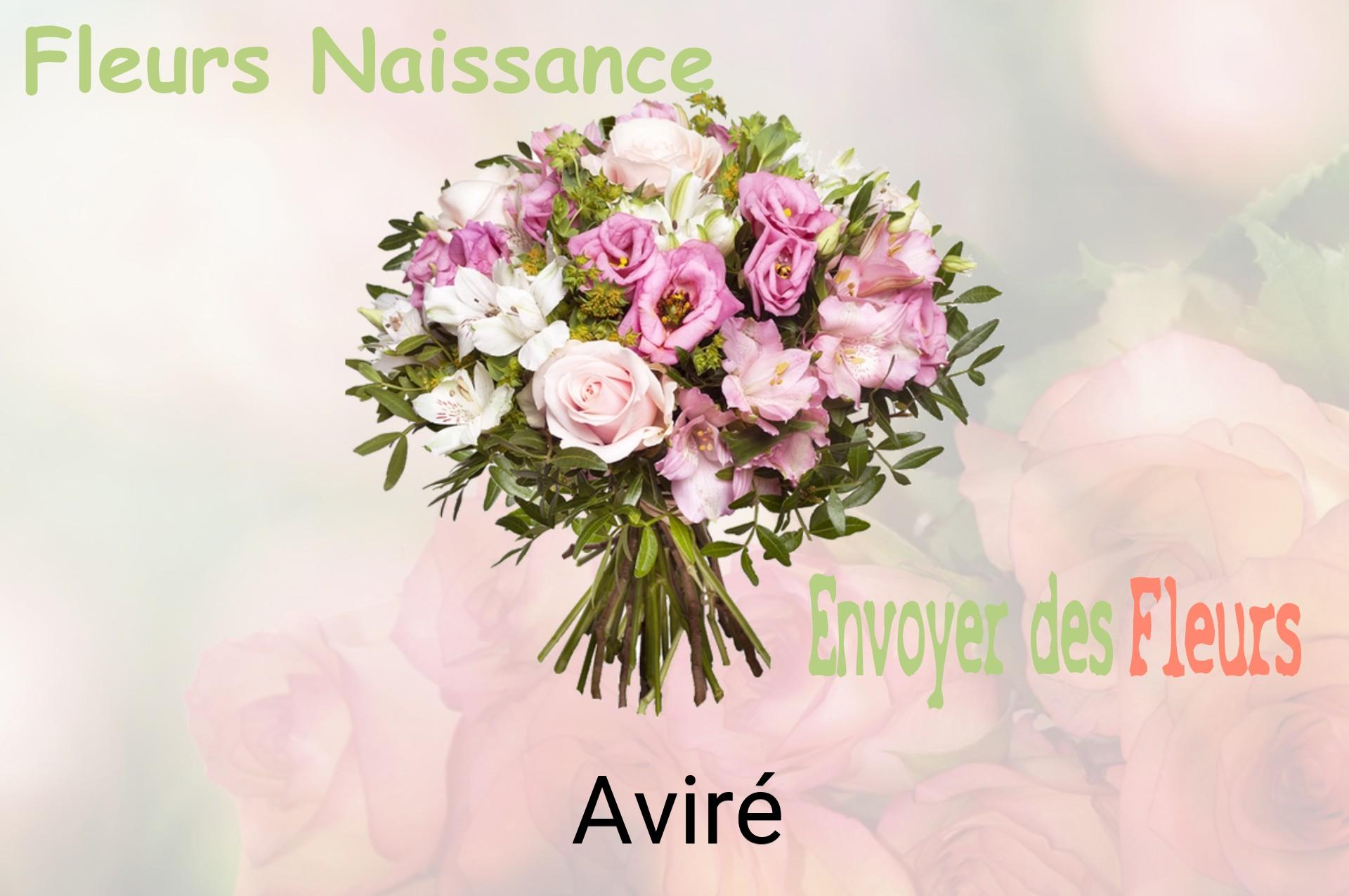 Bouquet de fleurs de naissance livré à Aviré